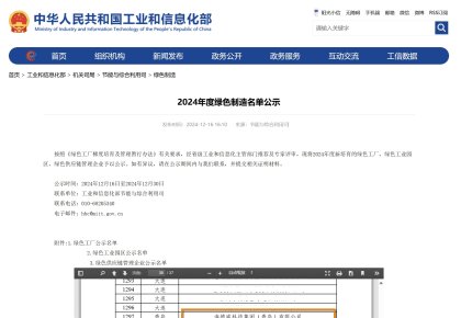 踐行低碳之路！海德威獲評2024年度「國家綠色工廠」